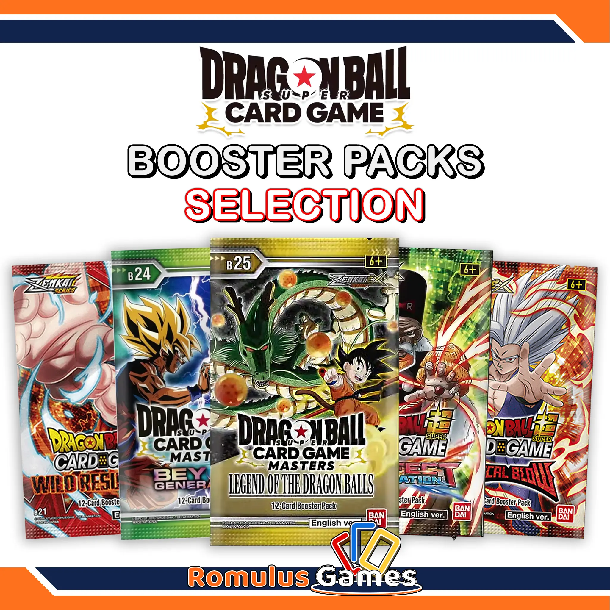 Dragon Ball Super CG: Booster Packs **MEGA SELECTION** - Trading Cards