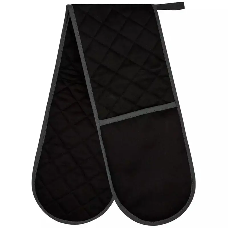 Double Oven Glove 100% Cotton Insulated Kitchen Mitts Pot Holder Various Designs Bakeware 3