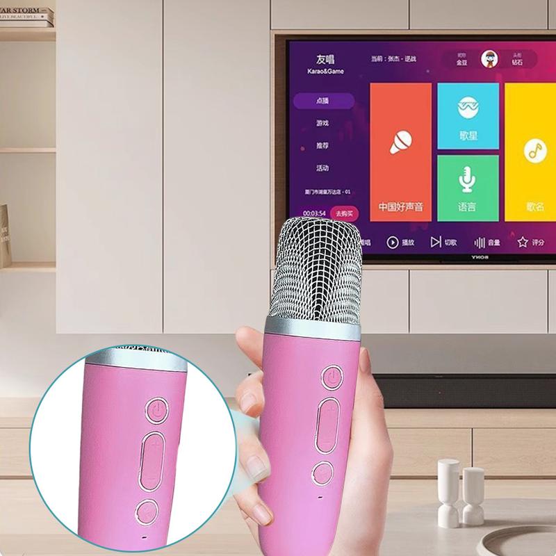 Product Introduction of Karaoke Machine Wireless Bluetooth Karaoke Speaker System RGB Light with 2 Microphones for Home Karaoke Singing Speaker Gift 35