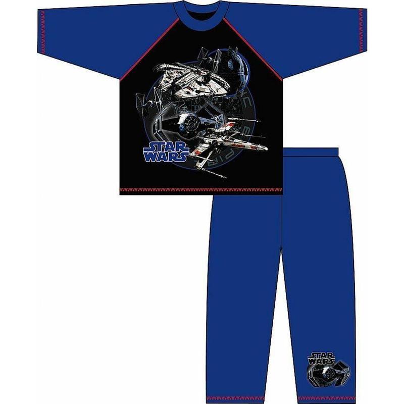 Boys Disney Star Wars Pyjamas Top & Long Bottoms Baby Age 1 - 5 Years 6