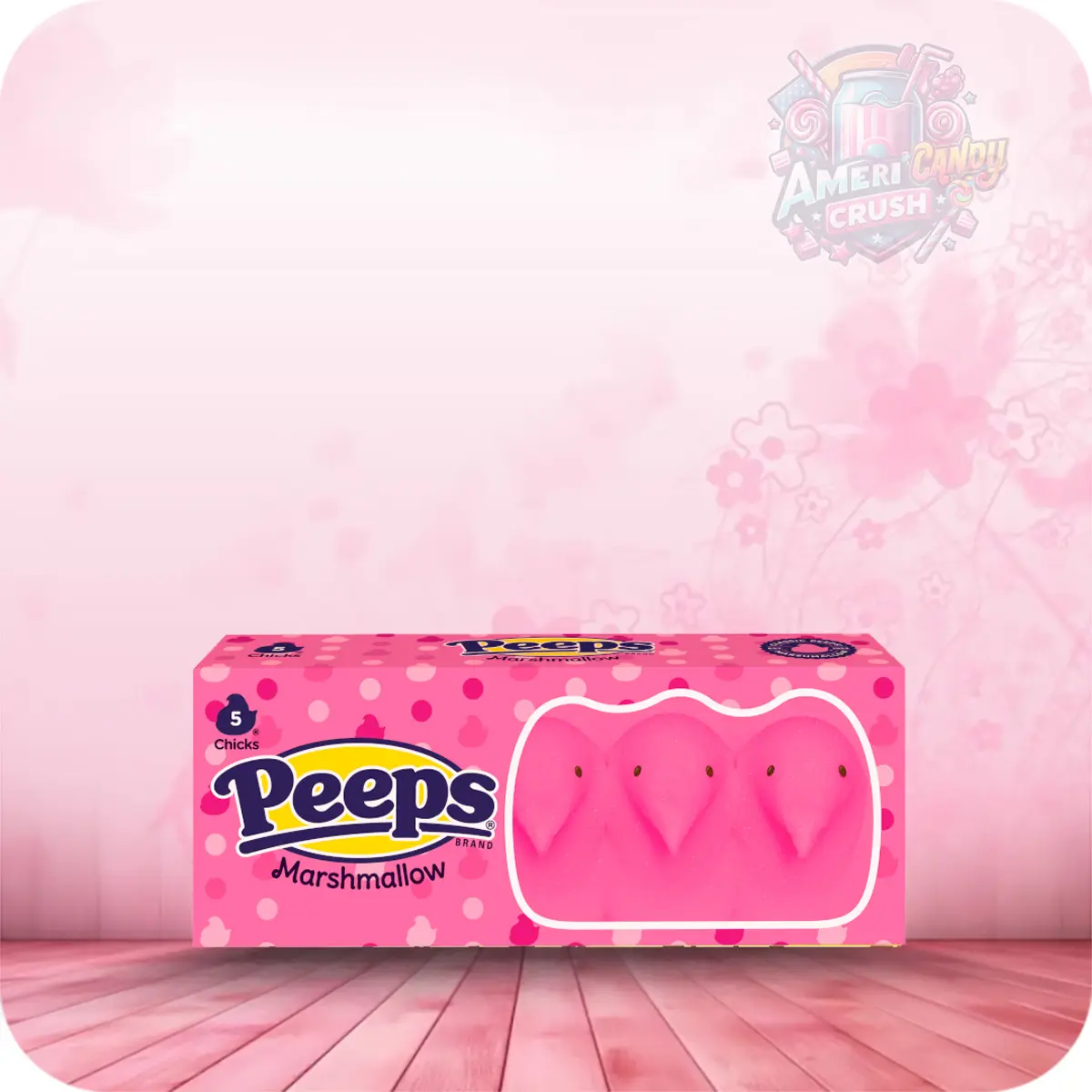 Peeps Pink Chicks 5ct 42g