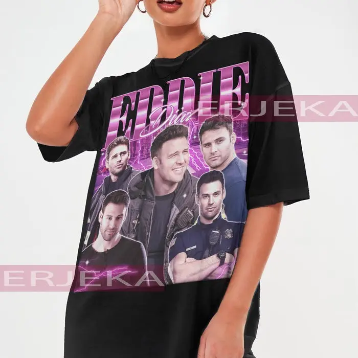 EDDIE DIAZ Vintage Shirt, Eddie Diaz Homage Tshirt, Eddie Diaz Fan Tees, Eddie Diaz Retro 90s Sweater, Eddie Diaz Merch Gift #210