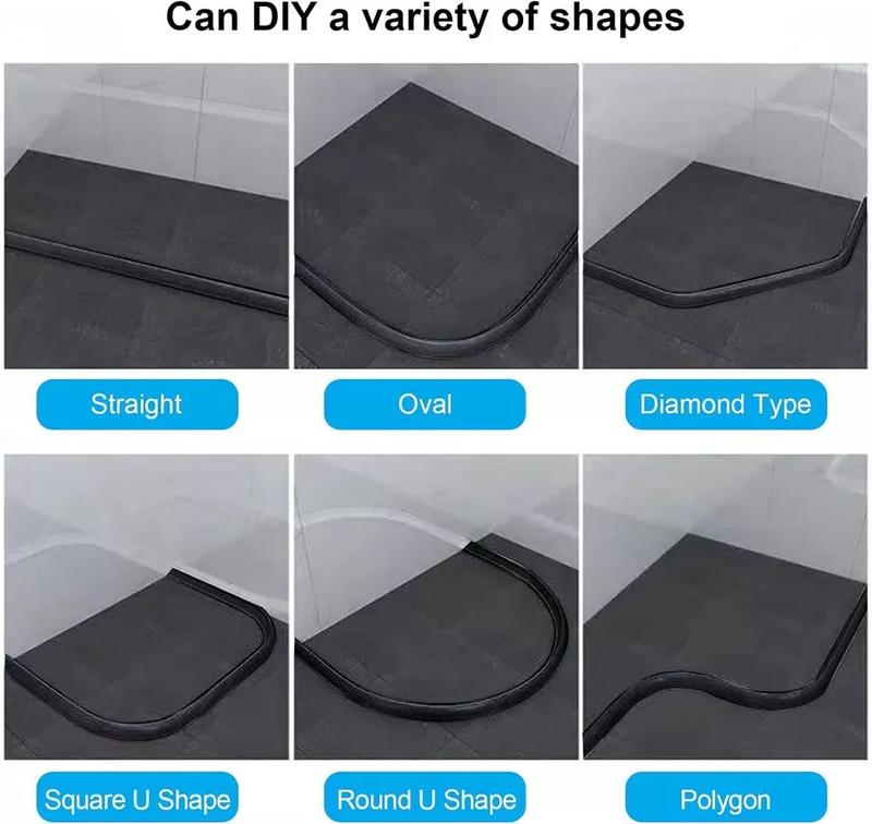 Product Introduction of ONCETRY 2M Bendable Bathroom Edging Seal Trim Strip Sink Kitchen Water Barrier 7