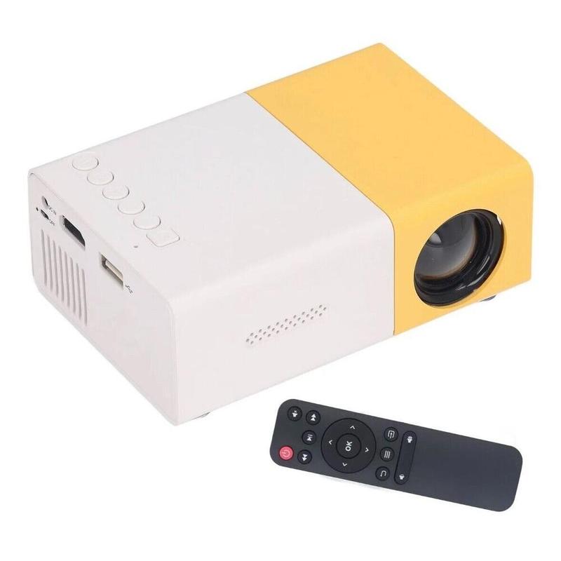 Portable Projector 1080P HD Mini Home Cinema Movie Theater Projector Multimedia 3