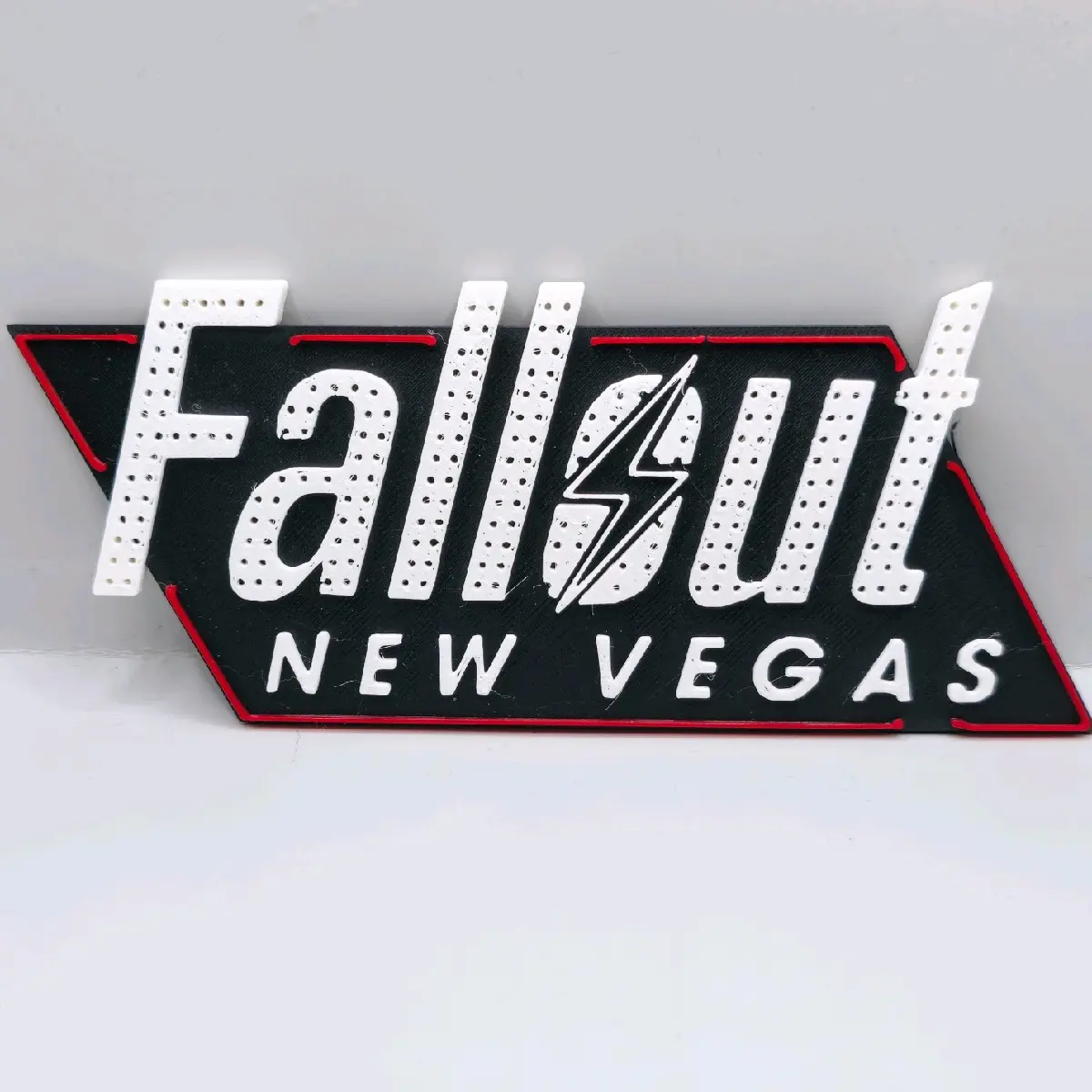 Fallout New Vegas Sign Wall Art Desk Plaque