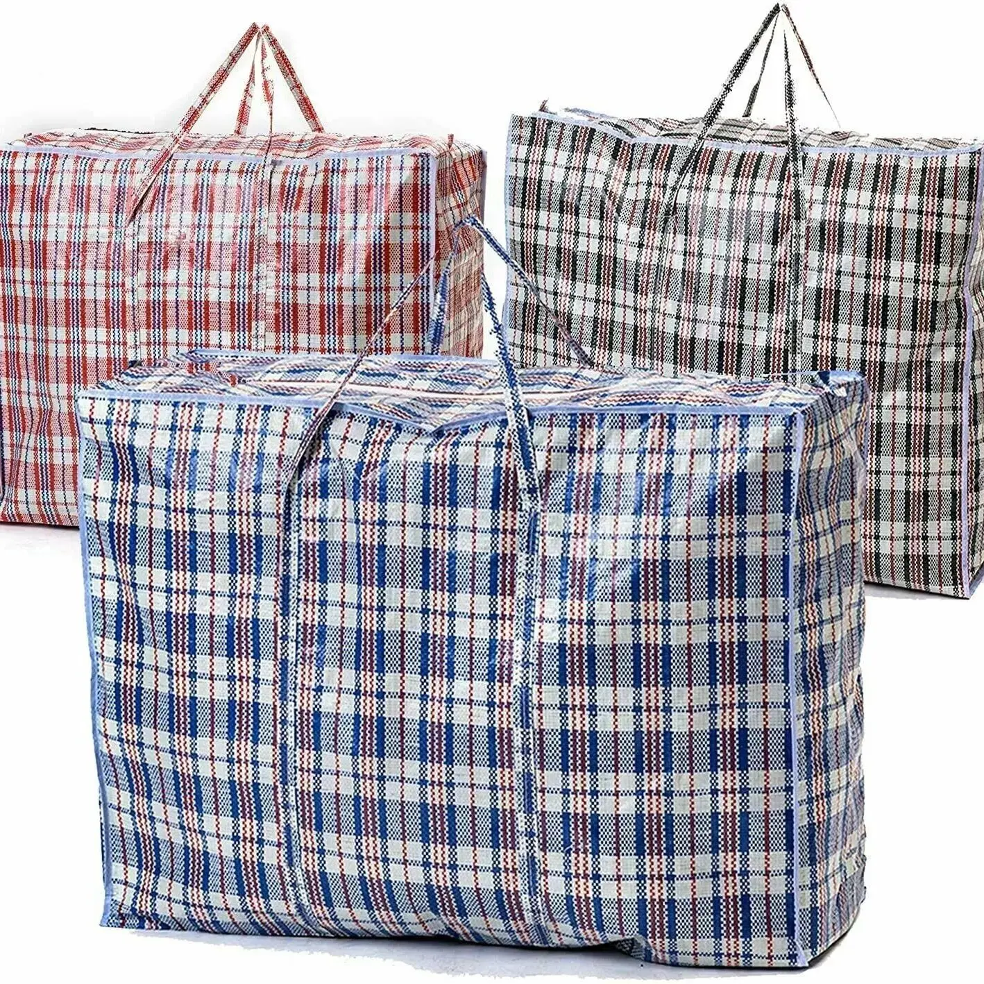 Zipped Laundry Bags - Organiser Storage Moving Bags Household
