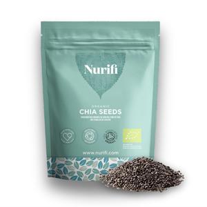 Nurfi - 1KG Organic Chia Seeds - Certified Organic Grade Chia Seeds