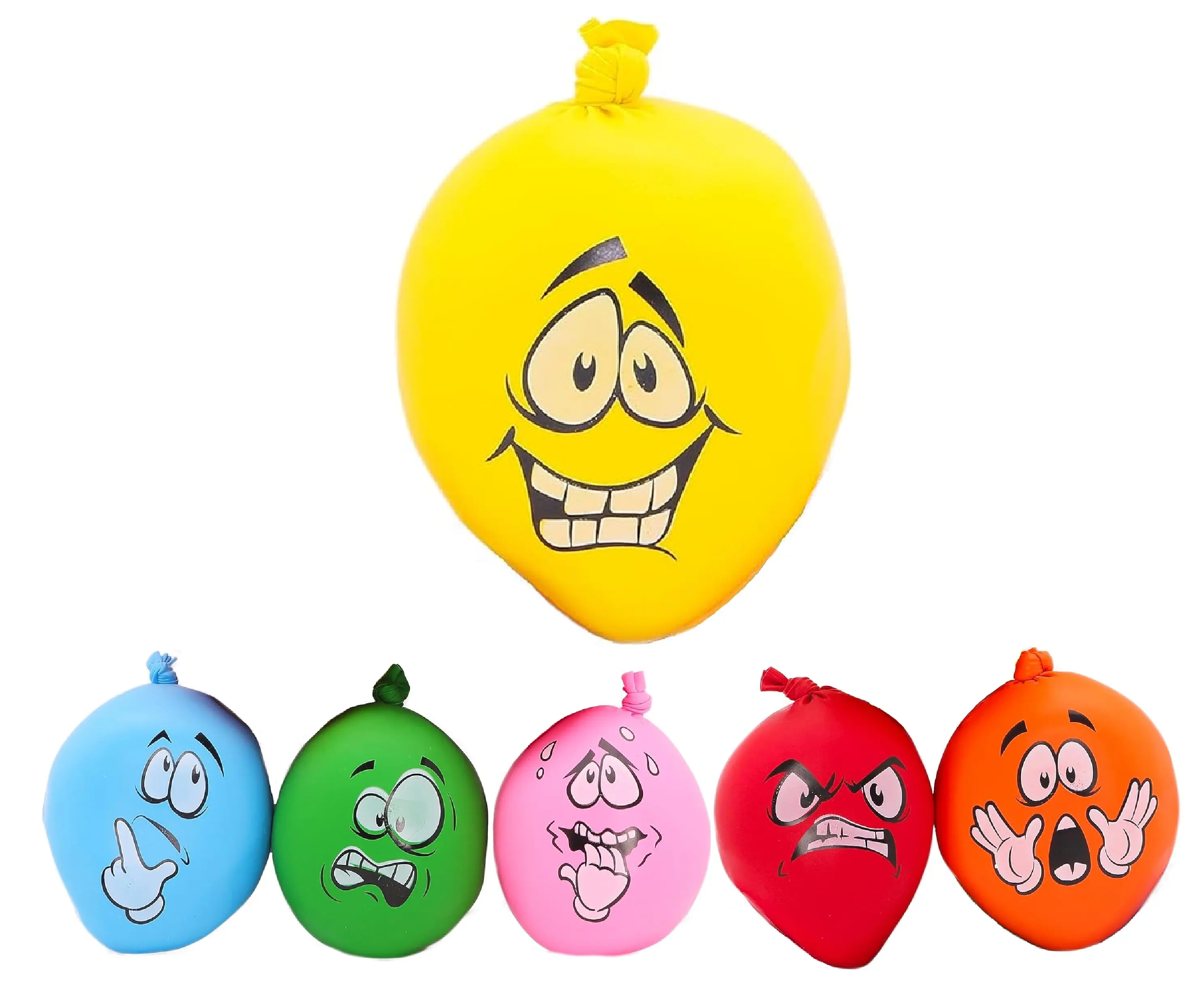 Moody Face Squishy Toy for Endless Fun and Creativity - Assorted Colorful Faces - Squeeze and Stretch for Imaginative Play