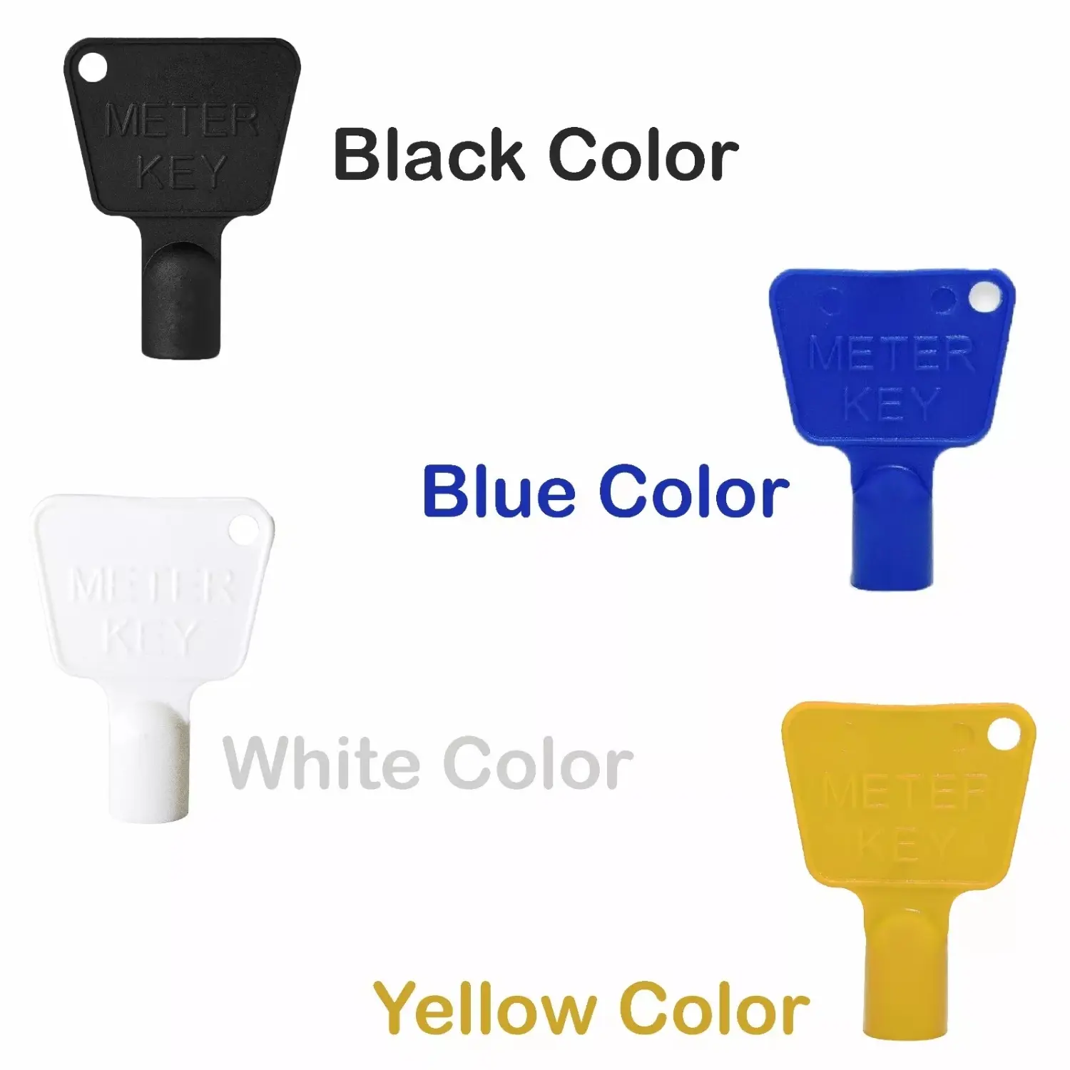 Durable Meter Box Key - Lightweight and Easy-to-Carry Utility Key for Gas and Electric Meter Boxes