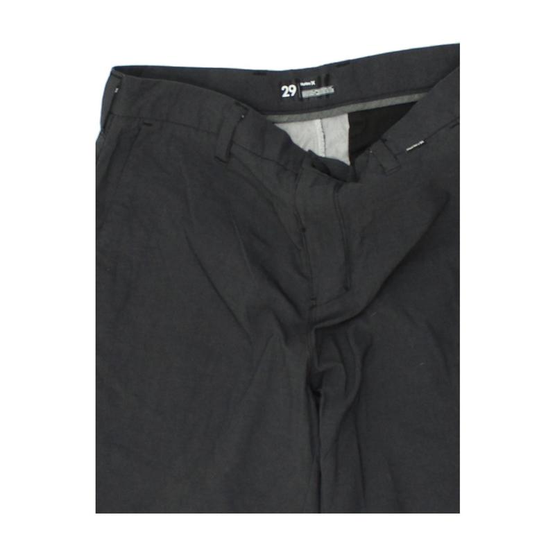Pre-Owned Vintage HURLEY Mens Chino Shorts W29 Small Grey Nylon 3