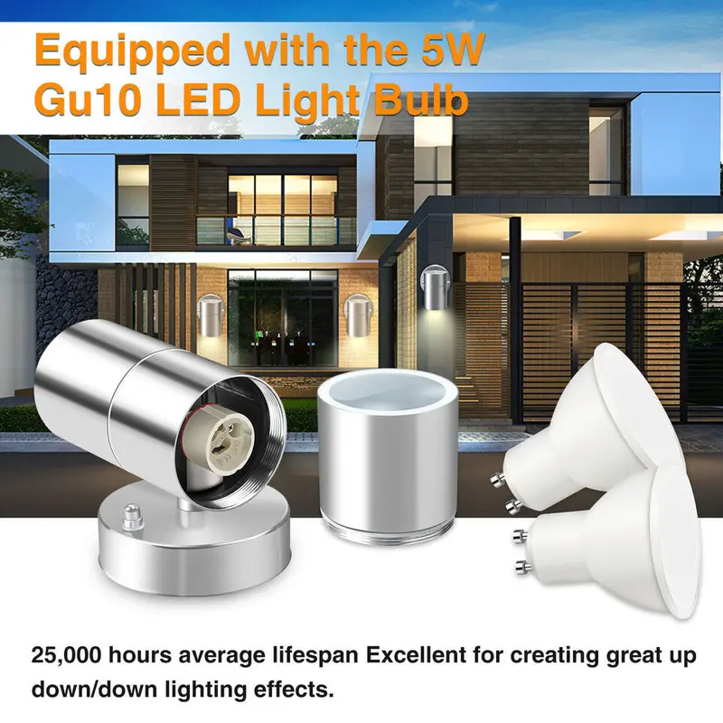 Modern LED Wall Lights Up Down Light Outdoor Indoor Bedroom Fixture Garden Lamp. 4