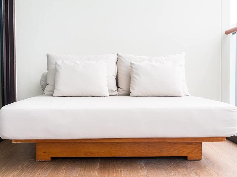 Extra Deep Pocket Plain Fitted Bed Sheet (26cm) Thread Fabric Super Soft & Breathable Comfortable All UK Sizes For Thick Mattress Available in 13 Different Color UK 8
