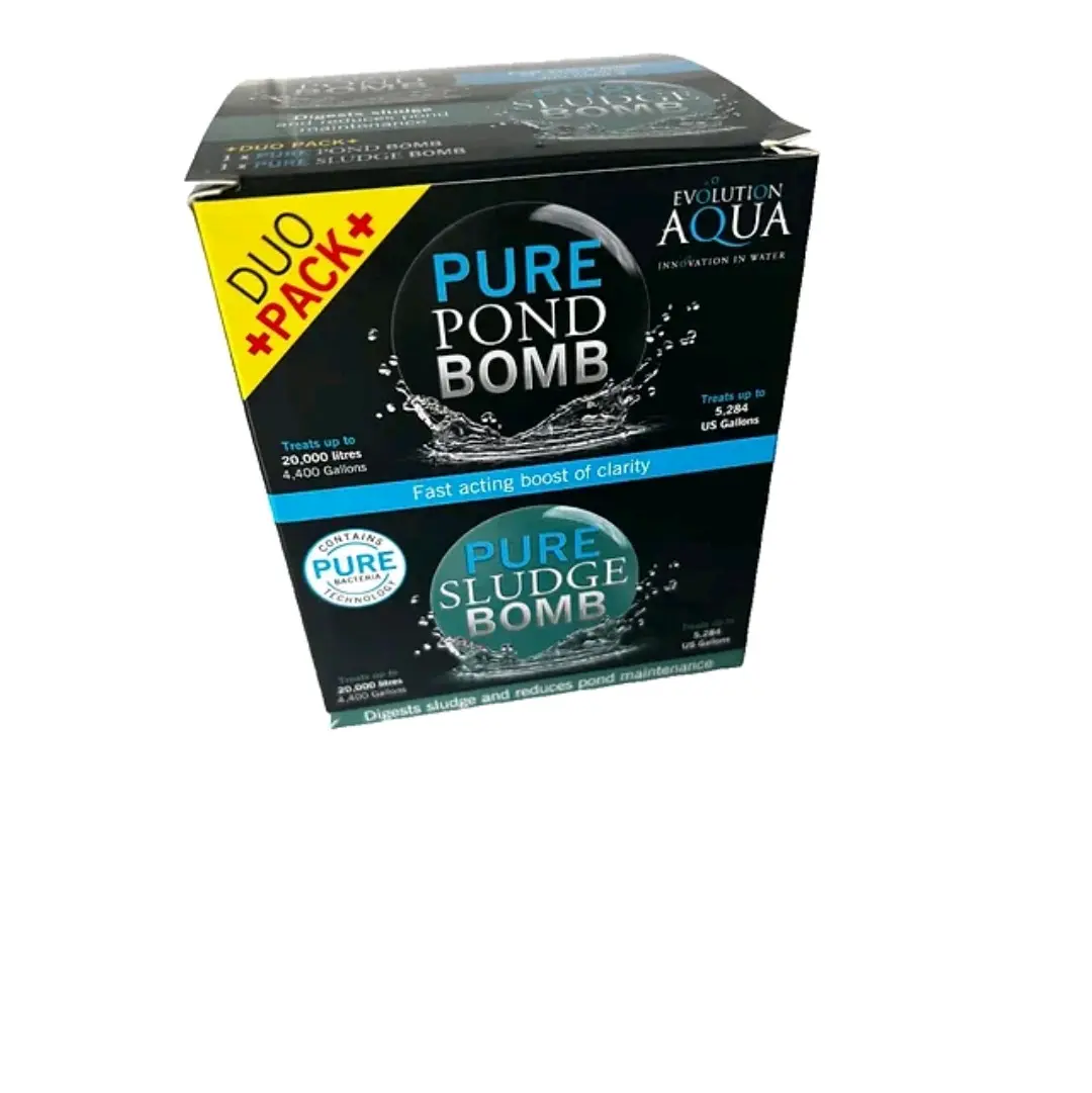 Evo Aqua Pond Bonb & Sludge Bomb Duo pack