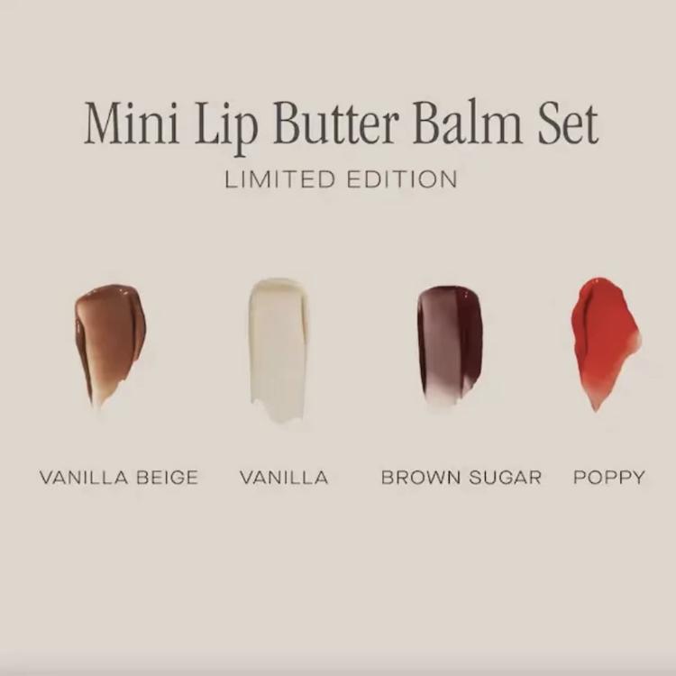 Product Introduction of Summer Fridays Vanilla Beige Lip Balm Mini Lip Gloss Set Moisturizing Transparent Smooth Soft Tube Mirror Lipstick Makeup Set Moisturizer Cosmetic 18