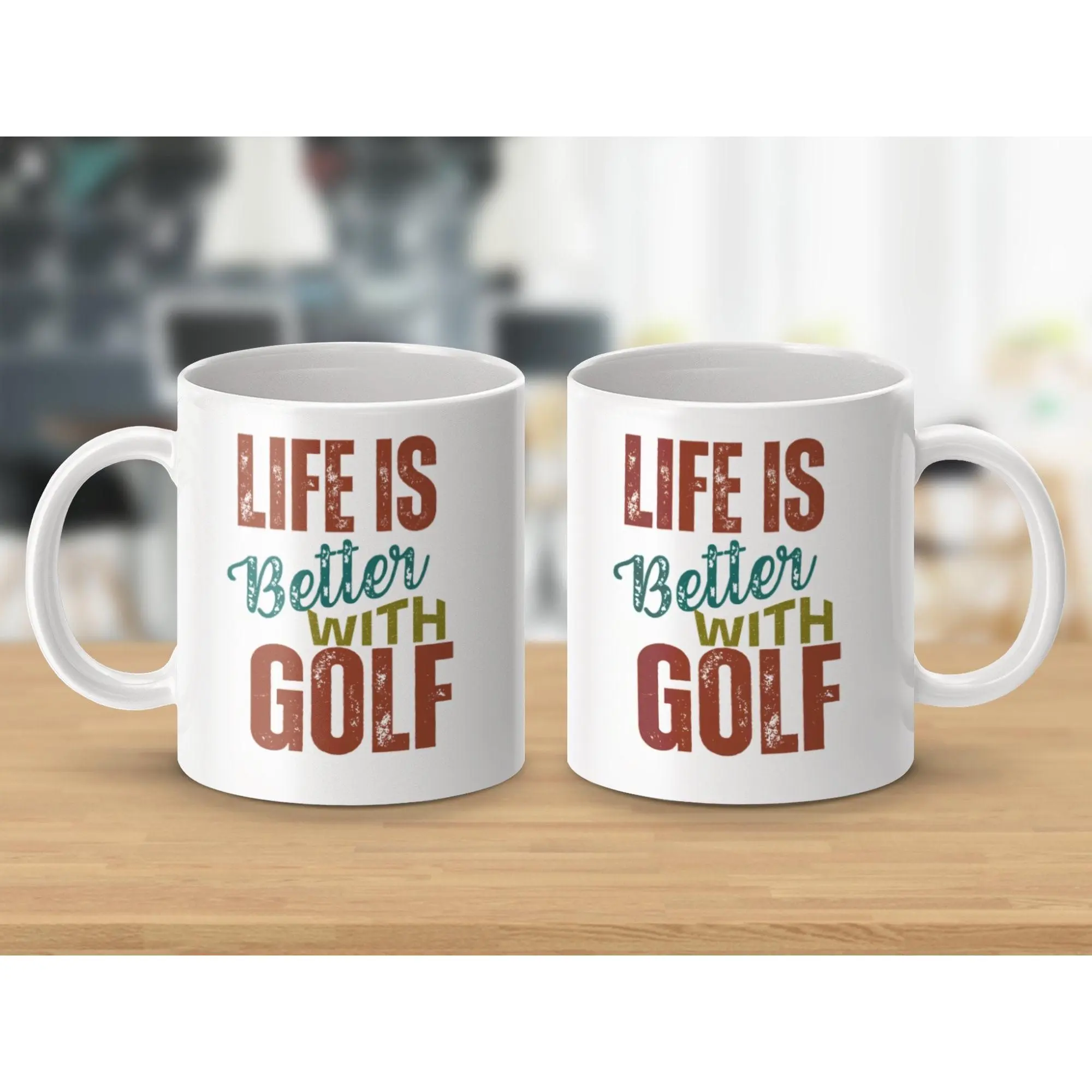 Life is Better with Golf Ceramic Mug (11oz, 15oz)