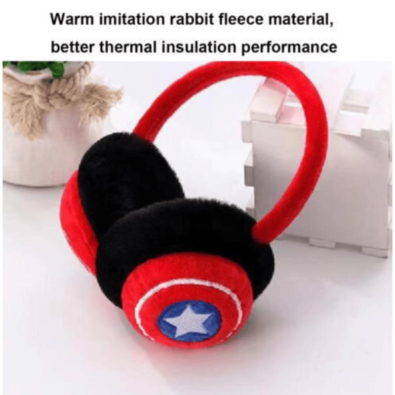 Kids Spiderman Batman Earmuffs - Warm Winter Ear Warmers for Boys and Girls 3