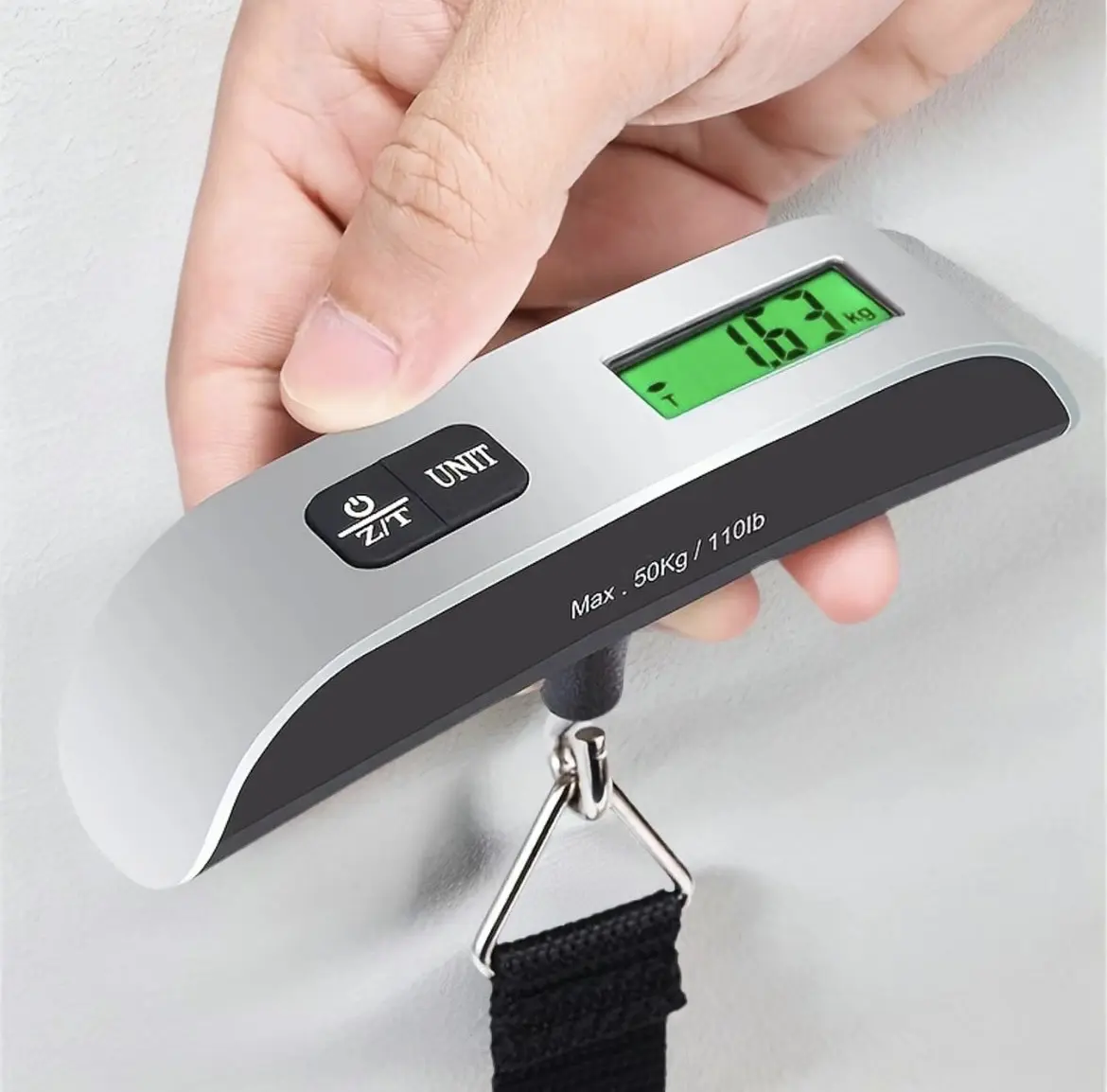 50KG Digital Luggage Weighing Scales Suitcase Bag Portable LCD Travel Electronic