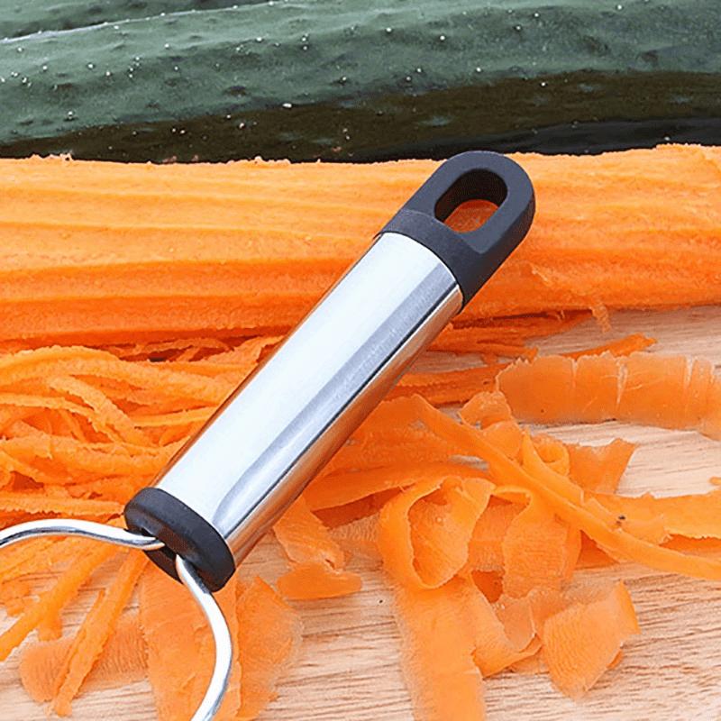 Product Introduction of 1pc Versatile Stainless Steel Vegetable Grater & Peeler - Ideal for Potatoes, Carrots, Fruits | Durable Kitchen Tool with Ergonomic Handle for Home and Outdoor Use, Vegetable Slicer 5
