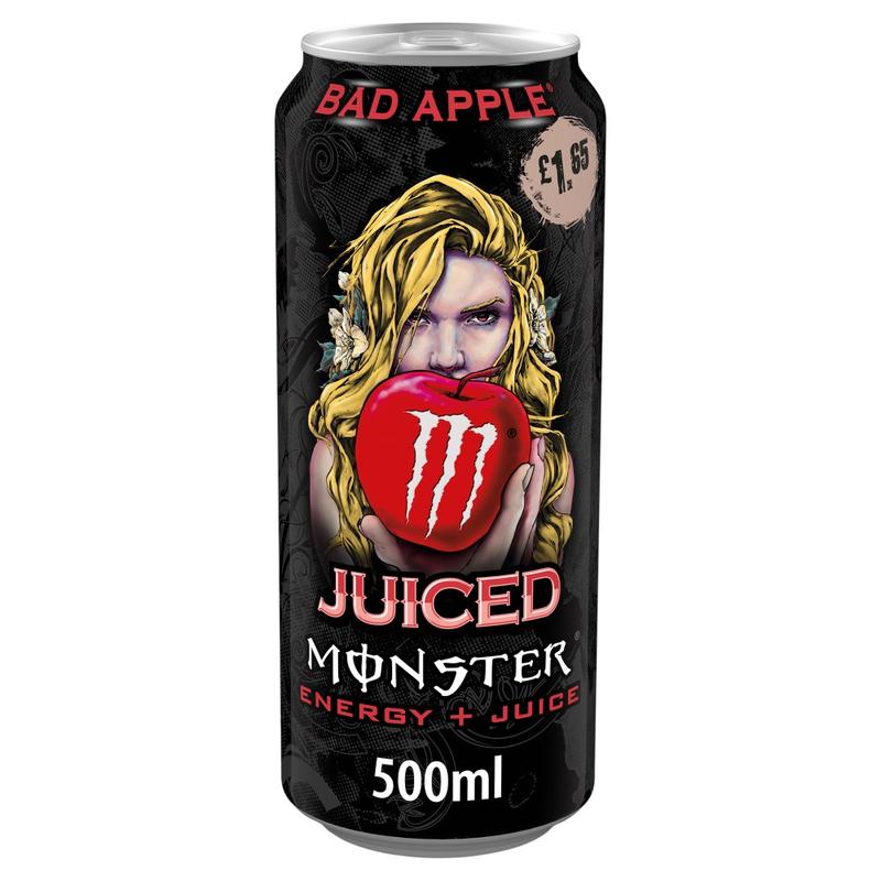 New Monster Energy Drink Bad Apple 12 x 500ml 1