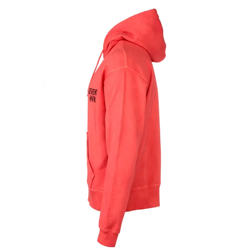 7TH HVN RED FADED TIE DYE HOODIE 1