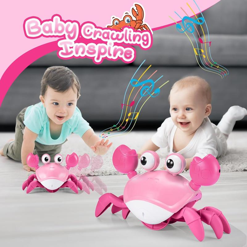 Crawling Crab Toy 1 2 3 4 Year Old Girl Gifts 1-4 Year Old Girl Toys Montessori Toys for Babies 6-12 Months Baby Toys 0-6 Months Birthday Gifts for Girls Toddler Toys 1