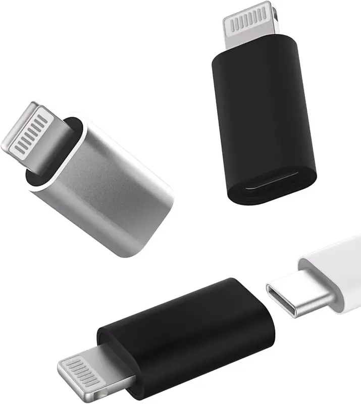 USB-C 3.1 Type C to iPhone 8 pin port Adapter Cable Converter Charger OTG - UK Charging Device Plug Smartphone 6