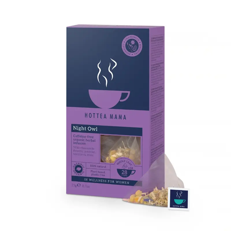 HotTea Mama | New Mama Gift Set | Organic Herbal Tea | Natural Support For Breastfeeding, Sleep & Tiredness | 42 Whole Leaf Tea Bags | Makes 84 Cups Of Tea | Sleepy Tea | Lactation Support | Beverage 4