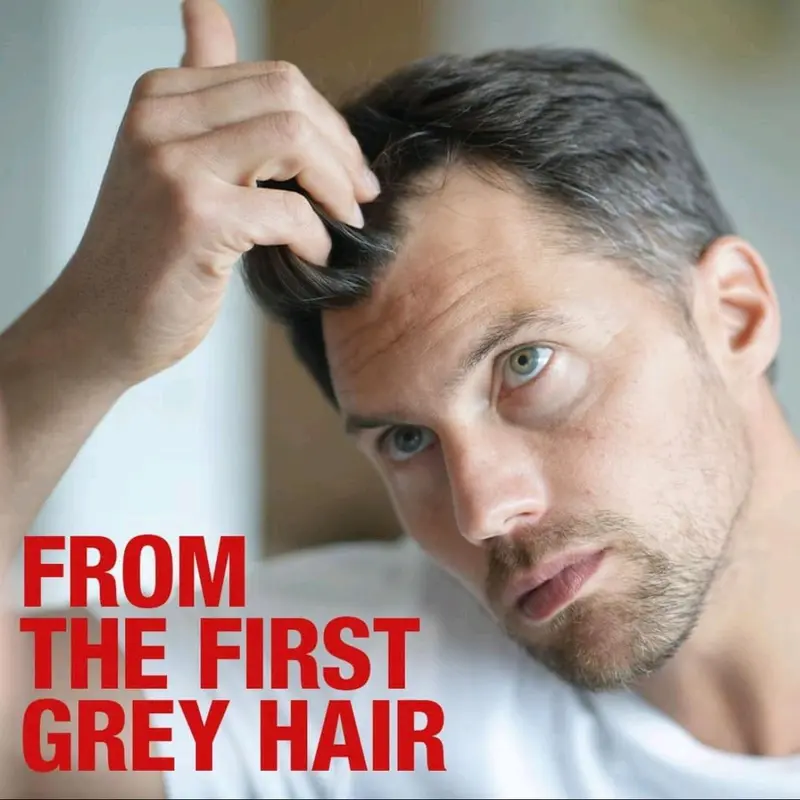 Alpecin Grey Attack Caffeine & Colour Shampoo for Men 1x 200ml | Gradually Darker and Stronger Hair | Controlled & Natural Looking Colour Effect for Less Greys | Against Thinning Hair Haircare Daily Cleansing Cleanser Comfort Conditioner 5