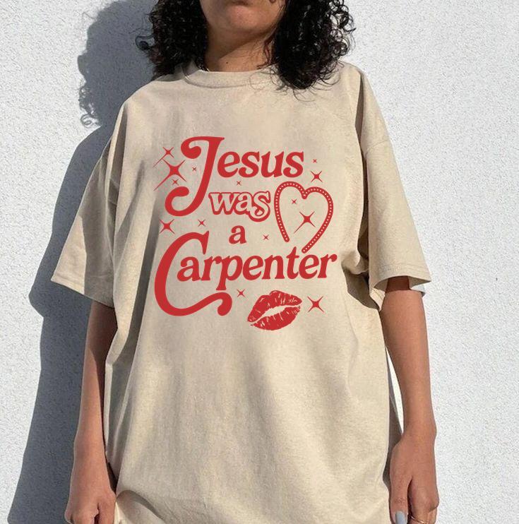 Jesus Was A Carpenter Shirt Coachella Music Concert Trendy 90s Shirt Fan Gift Merch 3
