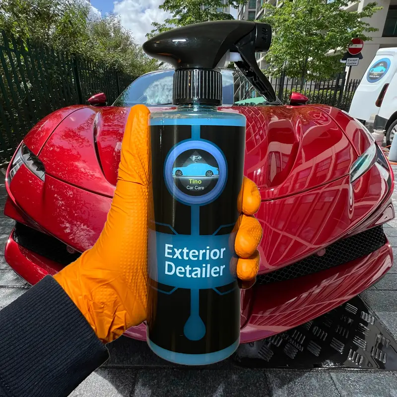 Tino Exterior Detailer – Advanced Shine & Protection Formula, Hydrophobic, Streak-Free, Easy to Use, All-In-One Gloss Enhancer for Car Paintwork & Exterior Surfaces 1