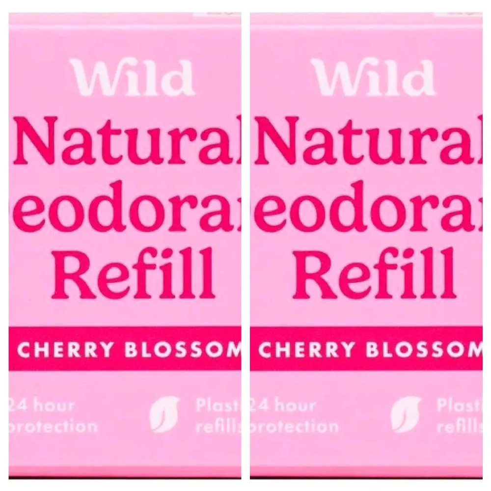2 Pack Wild Natural Deodorants Refill  Body Care - Comfort 2x 40 gms Cosmetic