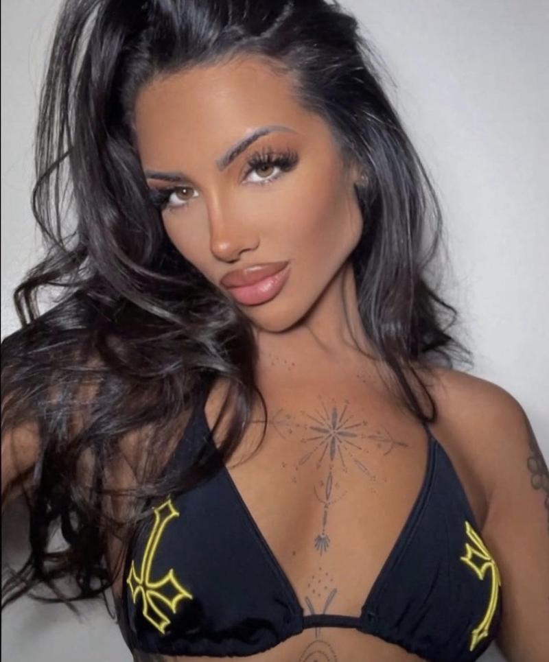 Product Introduction of ‘CROSSED OUT’ BIKINI TOP- BLACK & YELLOW 1