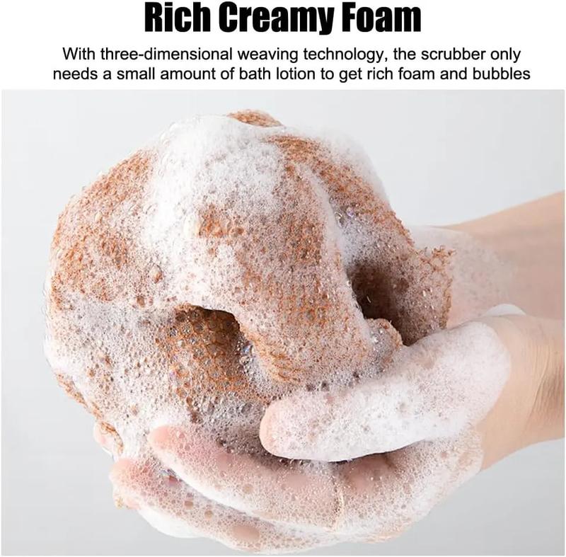 African Net Sponge for Perfect Exfoliating,Back Body Scrubber,African Exfoliating Bath Sponge,Sapo Wash,African Bath Towel,Bathroom Supplies Accessories Smooth 2