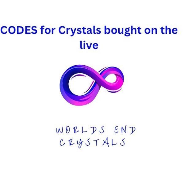 Crystal Code Facebook Codes for Crystals Bought During the Live - Perfect for Collectors ...