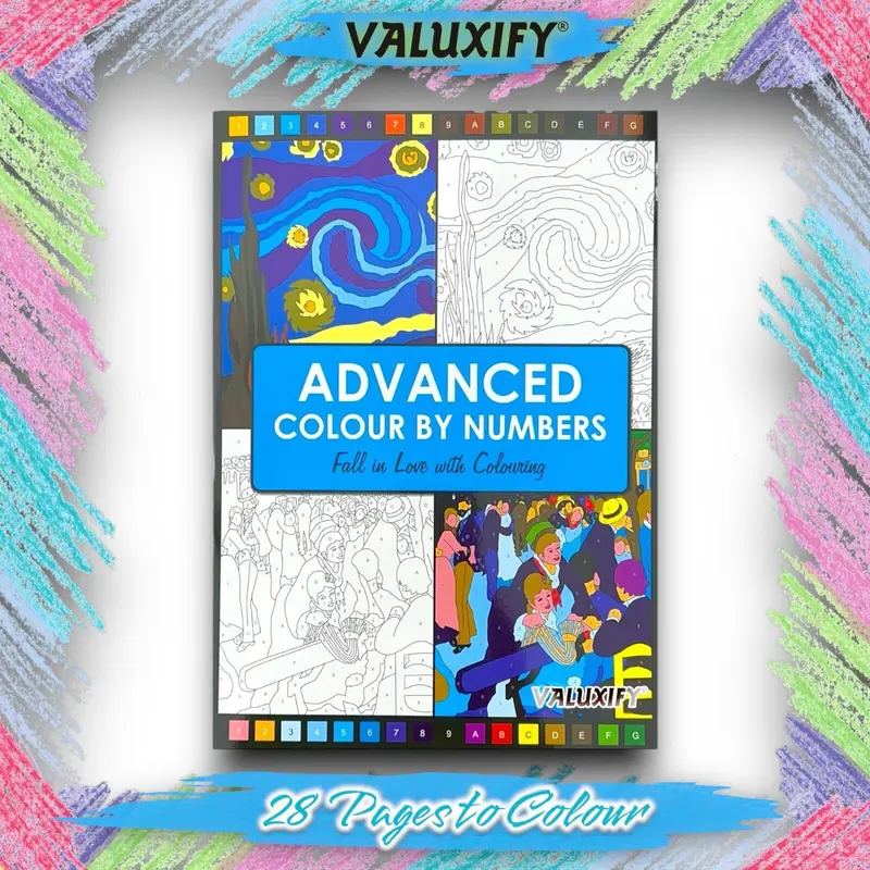 3X Colour by Numbers Adult Colouring Books - Pack of 3 coloring 4