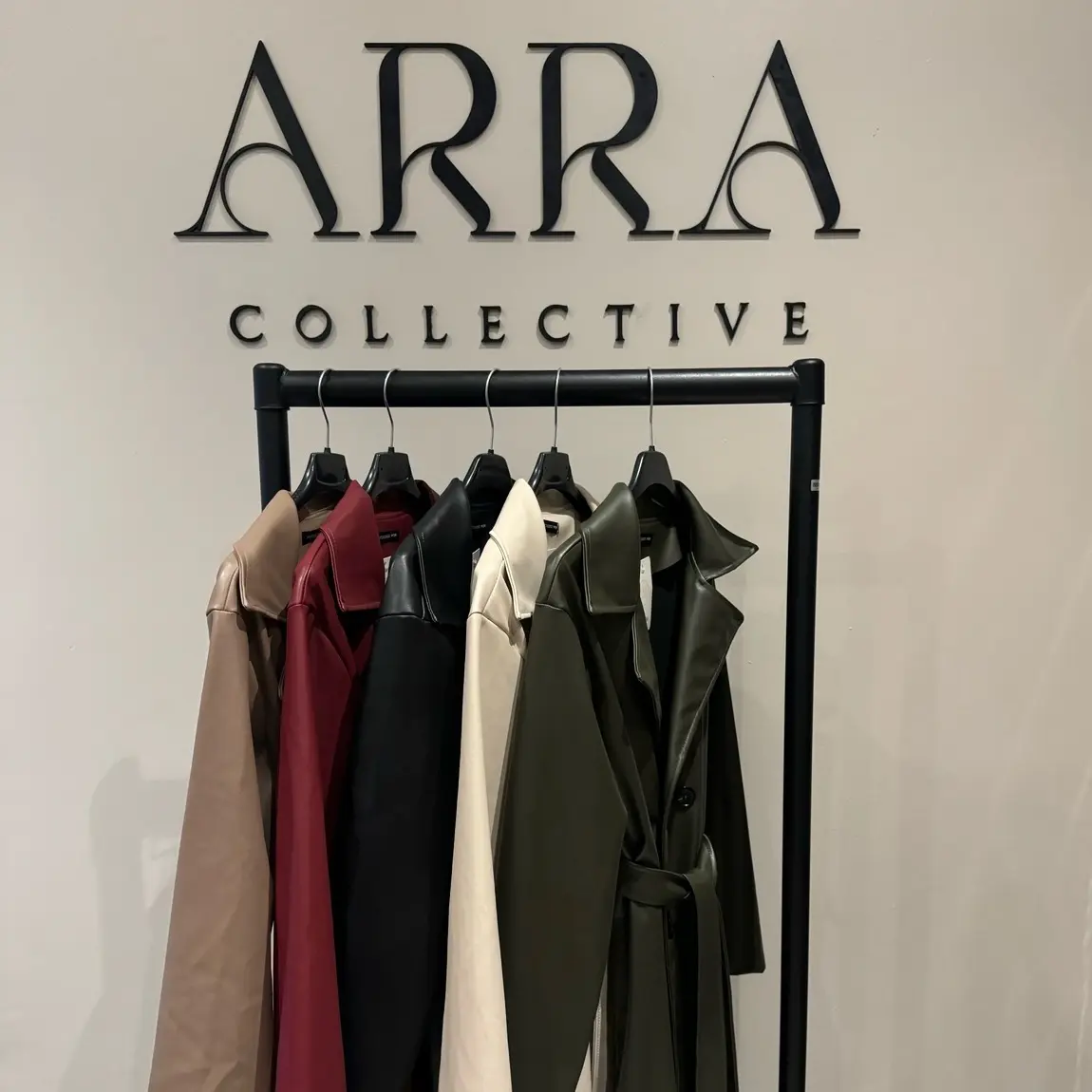Leather trench coat - PU
