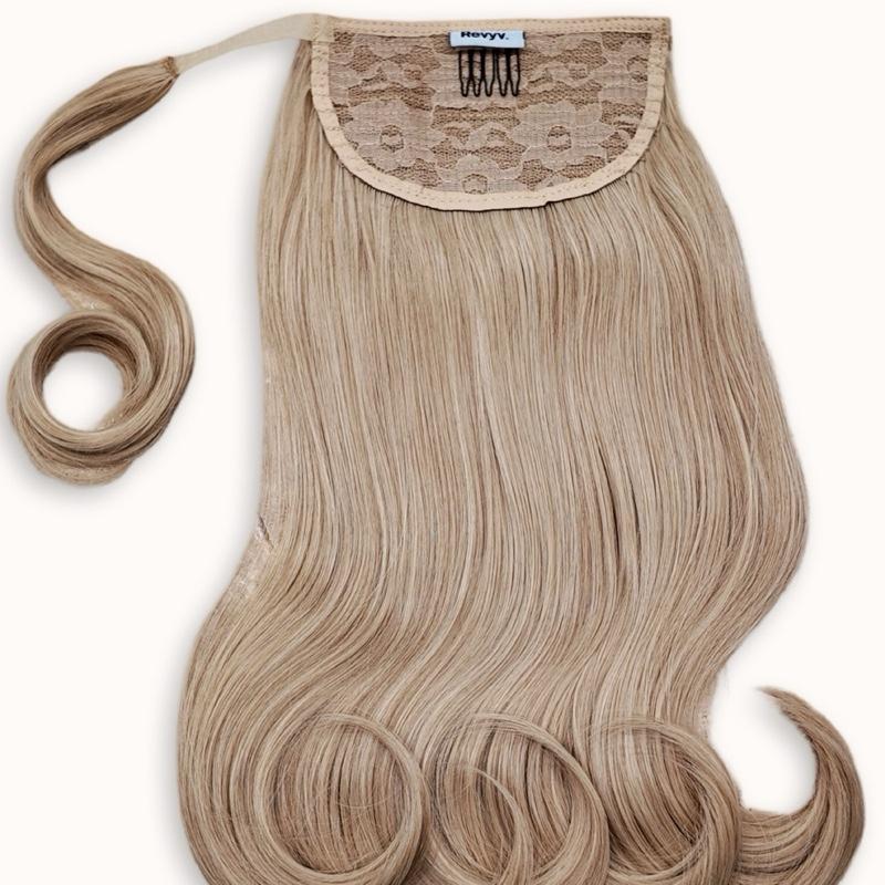 18" RealFeel Bouncy Instant Ponytail Extension - Clip & Wrap 3