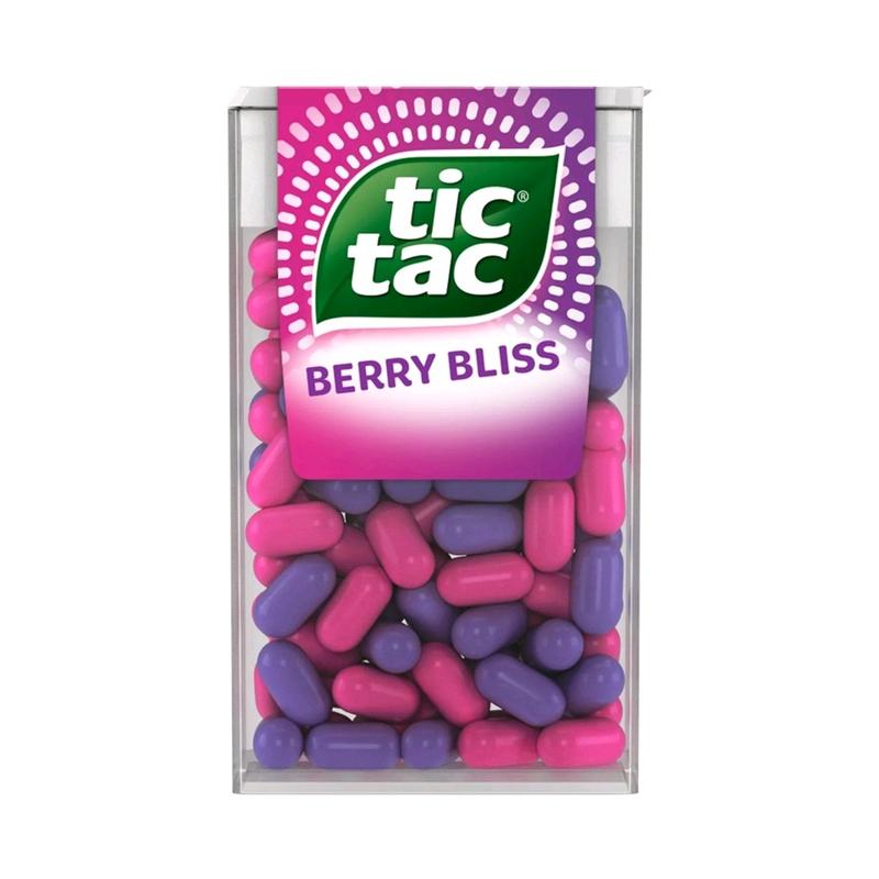 tic tac candy 18g . Choose the flavour you want  limited edition sprite lemon-lime , mint, orange, citrus mix and cherry cola Sweet candy Snack Bonbon 6