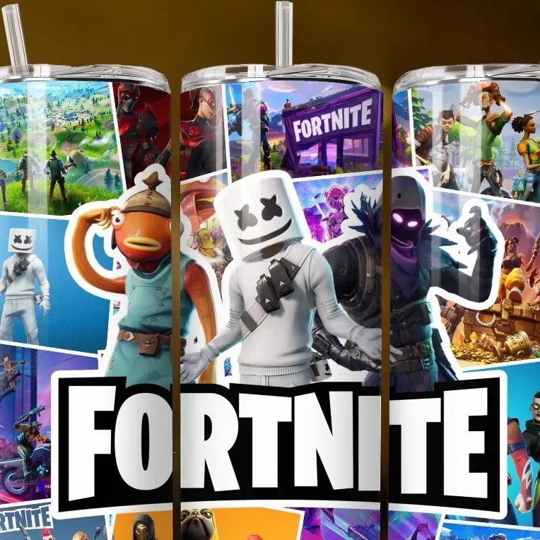 Fortnite 20oz Tumbler - Perfect for Your Drinks - Cup, Drinkware