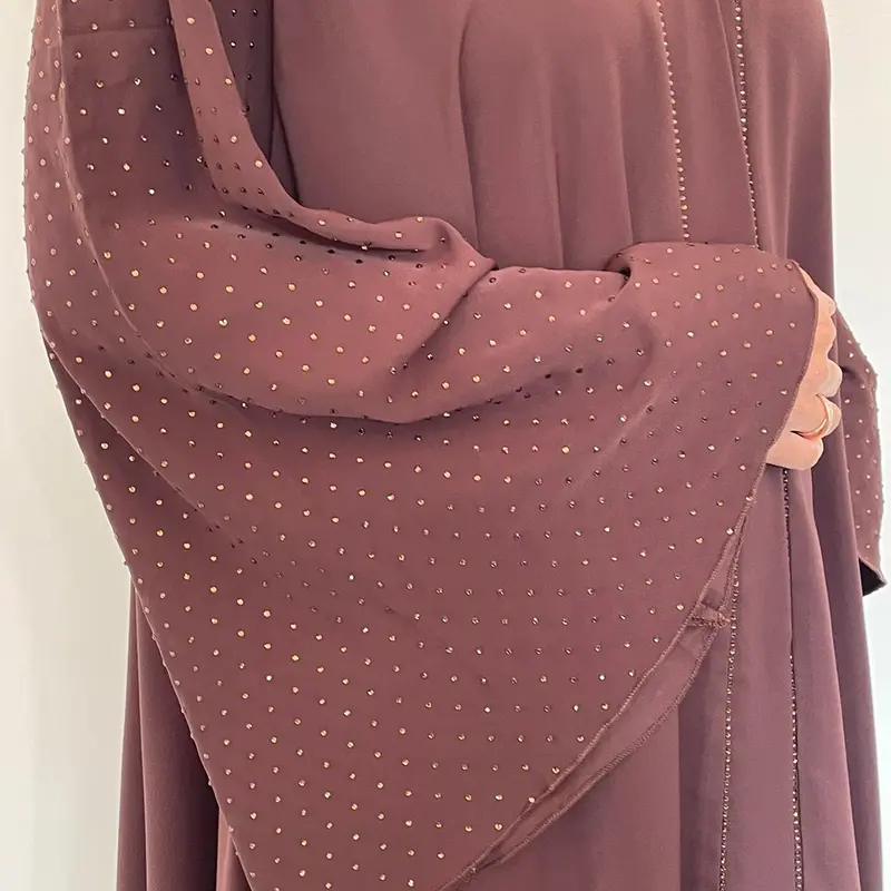 Imaan Abaya with Embellishments - Elegant and Comfortable Muslim Women's Clothing 2