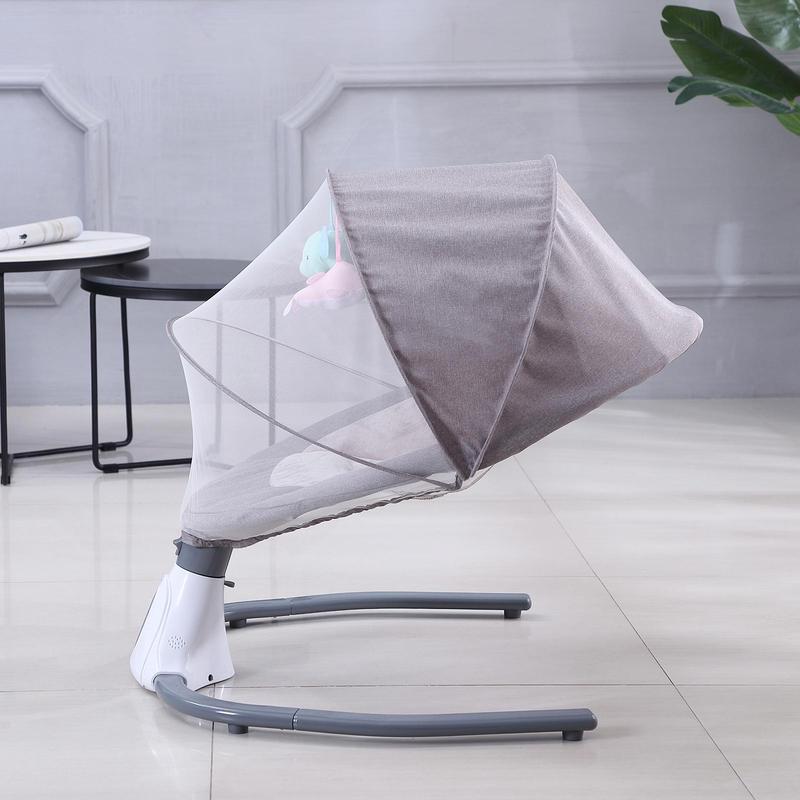 Product Introduction of Putybudy S-Y608 Motorized Baby Swing for Infants Baby Rocker 4 Speeds &4 Timer & 12 Preset BT USB Flash Drive Washable w/ Remote 21