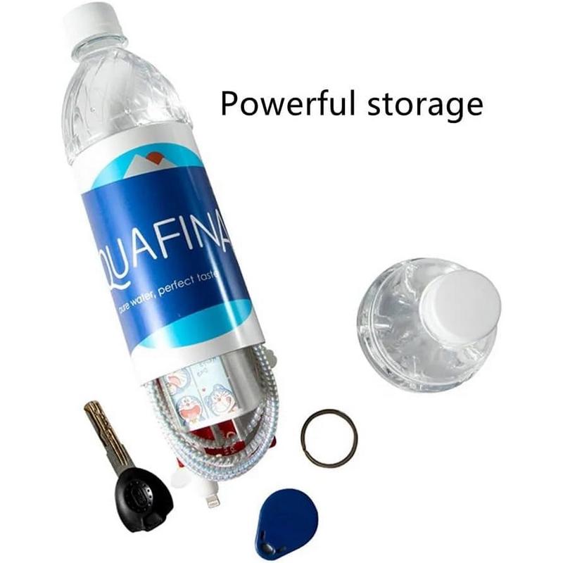 Water Bottle with Compartment - Safe Stash Can, Secret Money Bottle,Spiral Insert Leak Smell Proof Stash Money Bottle for Festivals, Camping, Hiking, Business Trip, and Traveling 6