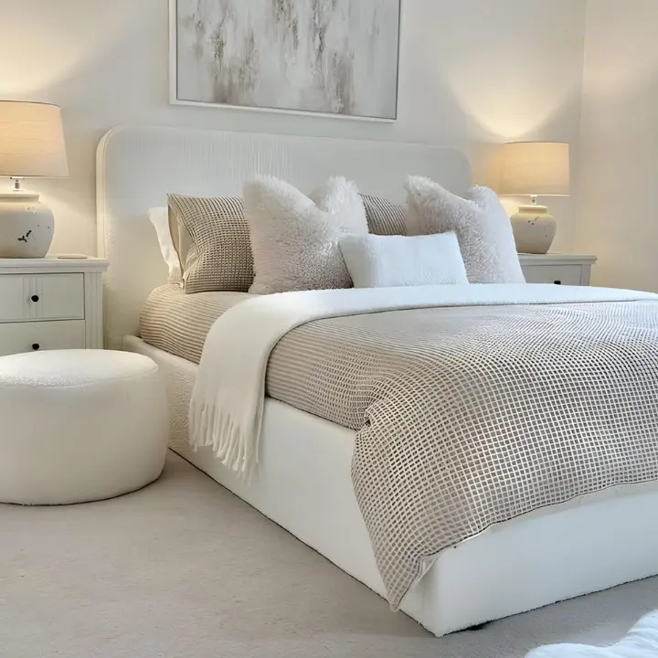 Ashton Bed - Elegant Design with Curved Headboard Many Colours & Sizes Available