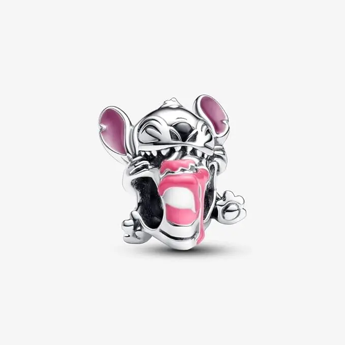 The Charmery Sterling Silver Birthday Cake Charm 925 Silver Charm Compatible with Pandora Charms, Trollbeads, Chamilia, Biagi and Many Other UK Charm Bracelets.