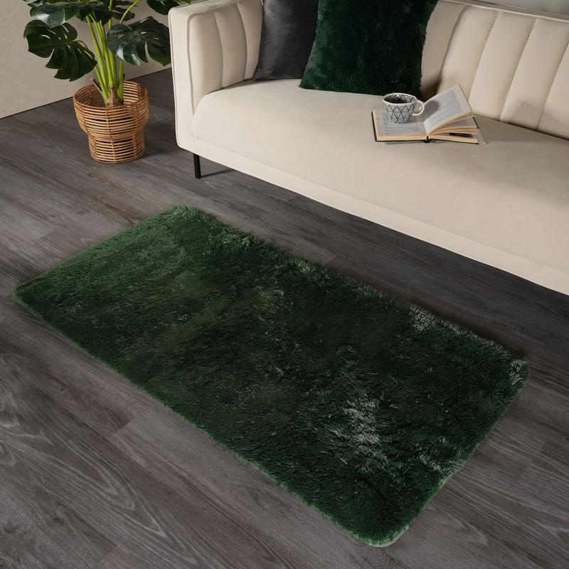 Sienna Fluffy Rug Anti-Slip/Skid Shaggy Large Bedroom Non-Shed Floor Carpet Mat 4