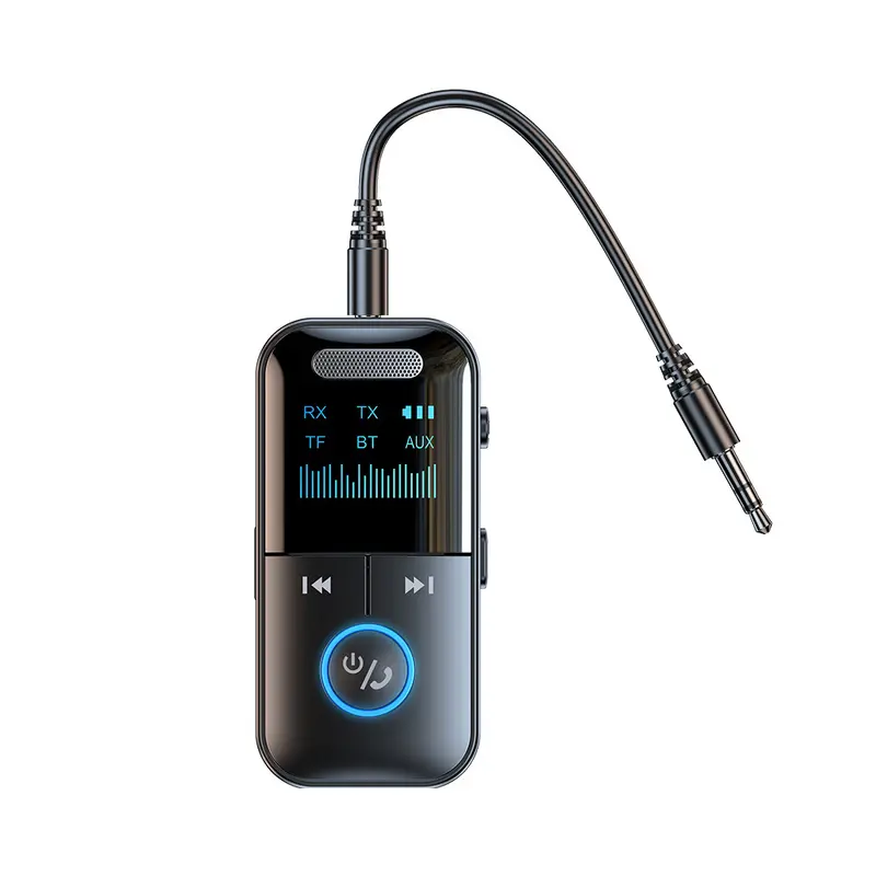 Bluetooth Audio Adapter Wireless Receiver Transmitter MP3 Player 3.5mm Aux for TV Car Headphones HiFi Speaker 2