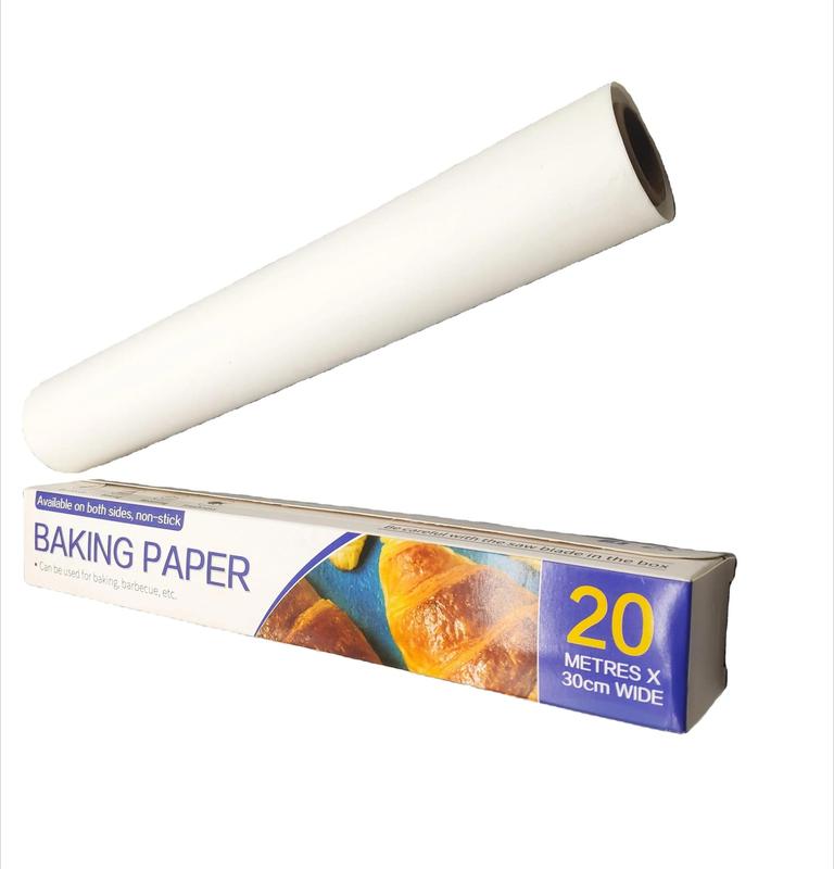 VegiMax Non-Stick White Parchment Paper by Bakewell – Perfect for Baking, Cooking & Roasting!  300mm Wide, 7 Rolls! Heat-Resistant & Food-Safe, Ideal for Cakes, Cookies, Meat, and More! Upgrade Your Kitchen Essentials Today! Bakeware Utensils 7