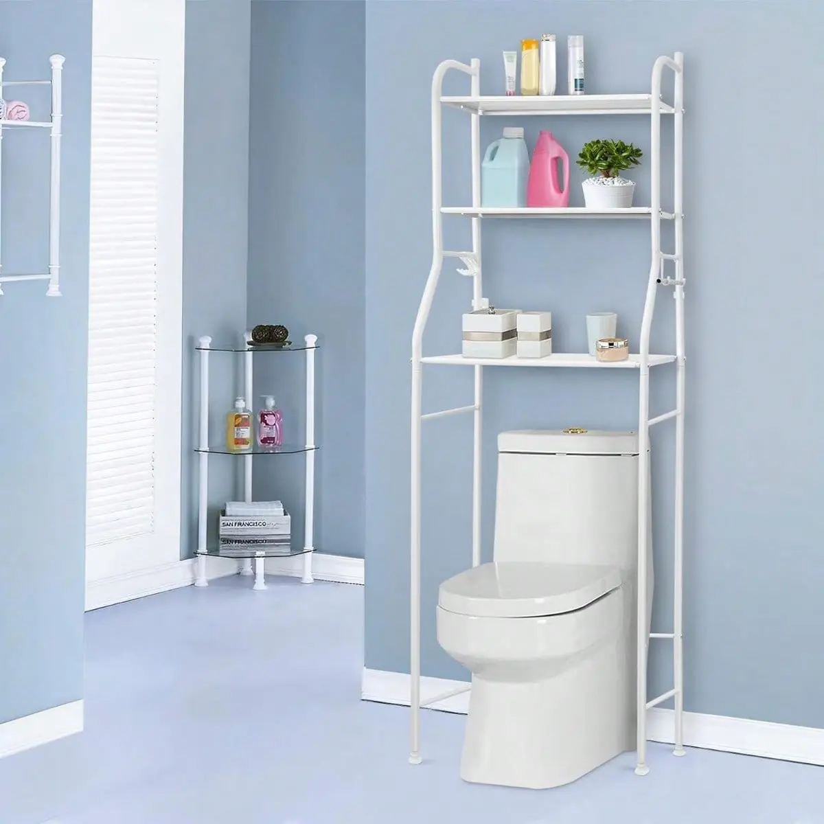 Over Toilet Storage Unit 3 Tier Over Toilet Storage Rack Bathroom Shelf Organizer Stand Stainless