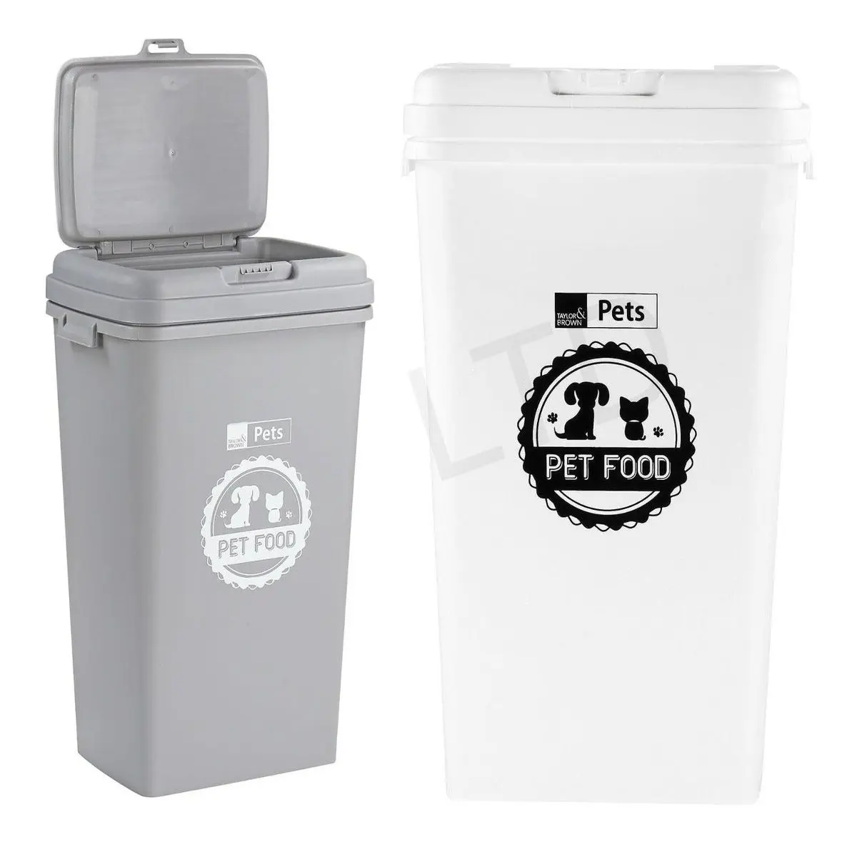 53 Litre Pet Food Dry Container Animal Cat Dog Storage Bin Box Scoop Basket Organiser