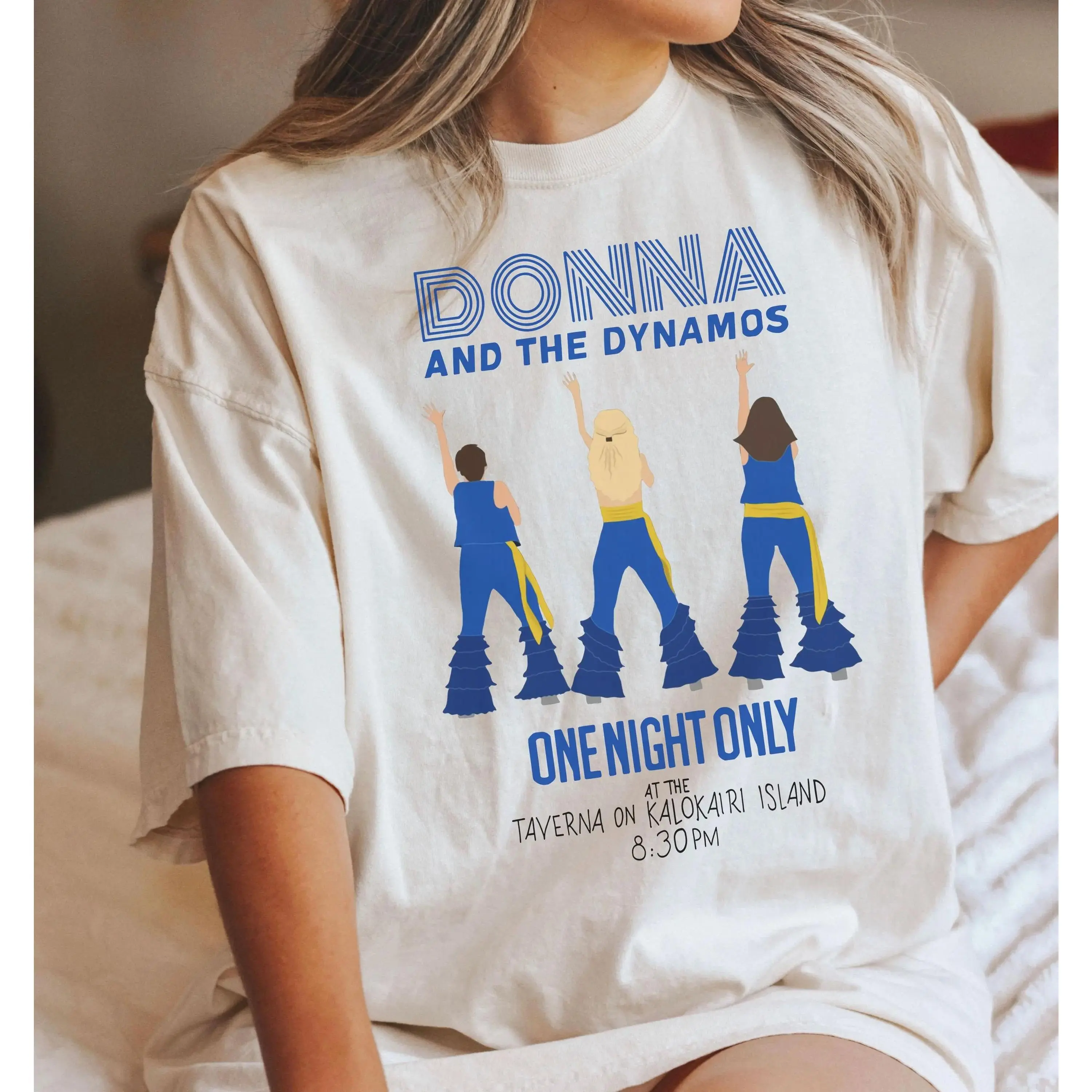 Donna and the Dynamos Shirt, Mamma Mia, Here We Go Again, Mamma Mia Shirt, Mamma Mia Gift, Dancing Queen, Donna, Womens Shirt Cotton Fit